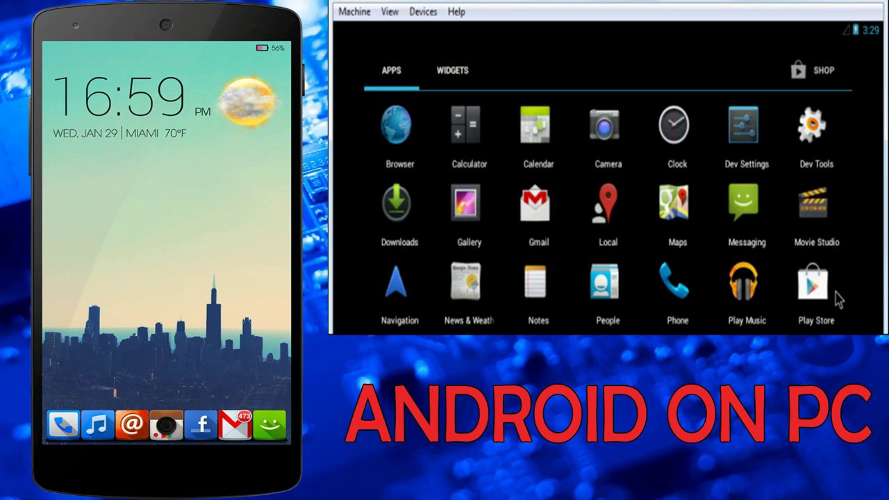 how to download android apps on pc without any emulator
